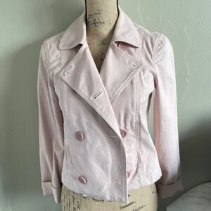 EUC! Gap Short Pink Double Breasted Jacket